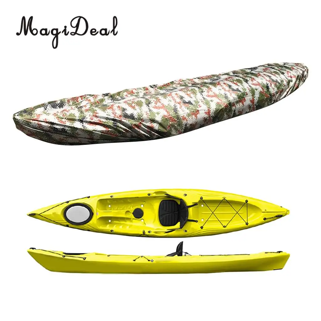 Lixada Professional Universal Kayak Cover Canoe Boat Waterproof UV Resistant Dust Storage Cover Shield 