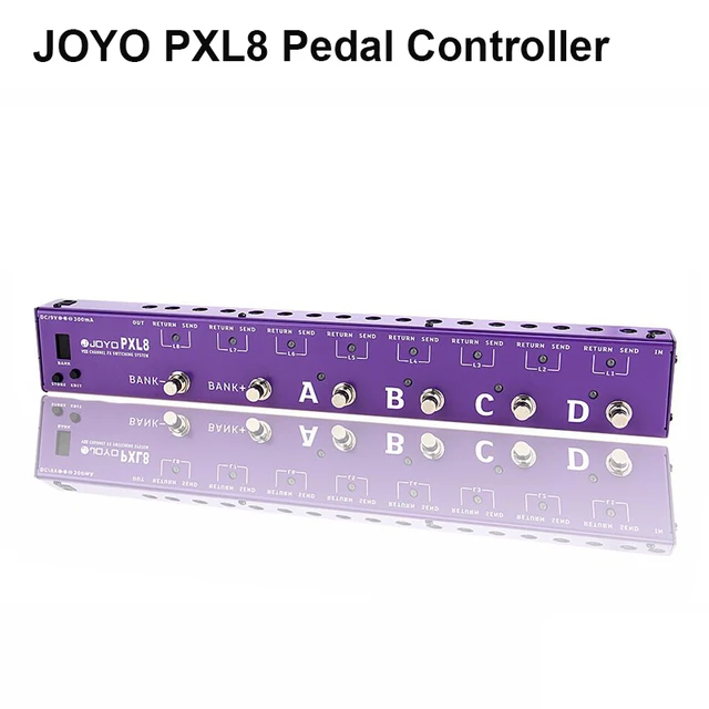 Cheap JOYO PXL8 8 Loops Guitar Programmable Effect Pedal Looper Switcher Router Looping System WAVE-X for Boss Mo oer Pedal Controller