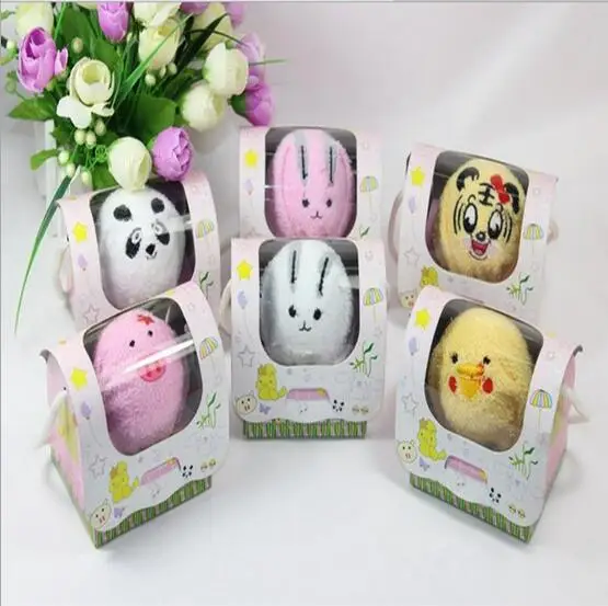 

Hot sale 20PCS/set Creative Cute Cotton Towel Gift Box Superfine fiber Hand Towel Kids Face Towel Party Wedding Gift
