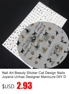 Nail Art beauty стикер Adesivo De Unha переводные наклейки для воды Ongle Pegatinas Joyeria DIY маникюрные украшения Adesivi Unghie