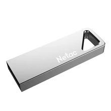 Netac USB Flash Drive Pendrive Metal USB Stick 16GB 32GB USB 2.0 Mini Flash Card Memory Stick High Speed USB Stick Pen Drive