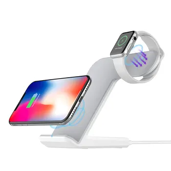 

YWEWBJH Qi Fast Wireless Charger For Watch For iPhone XS Max XR X 8Plus for Samsung S7 S8 S9 Usb Pad Phone Adapter
