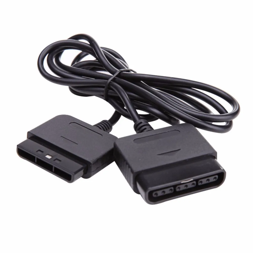 

2PCS Controller Dance Pad Wheel Gun Extension Cable Cord for Sony PS1/PS2 Slim line Playstation 1 playstation 2 Console