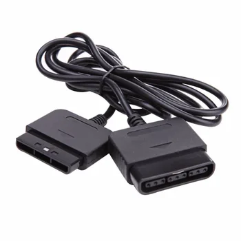 

2PCS Controller Dance Pad Wheel Gun Extension Cable Cord for Sony PS1/PS2 Slim line Playstation 1 playstation 2 Console