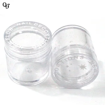 

10pcs/set Clear Beauty Refillable Bottles Mini Cosmetic Empty Jar Pot Makeup Face Cream Container Nail Art Decoration Stockpile