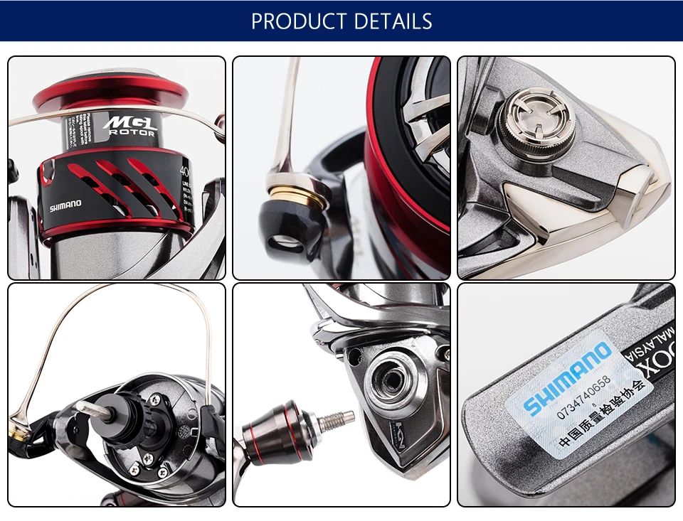 SHIMANO STRADIC CI4+ спиннинговая Рыболовная катушка 1000 2500 C3000 4000 ПЕРЕДАТОЧНОЕ ОТНОШЕНИЕ 5,0: 1/4. 8:1 Максимальное сопротивление 9 кг низкопрофильные рыболовные катушки