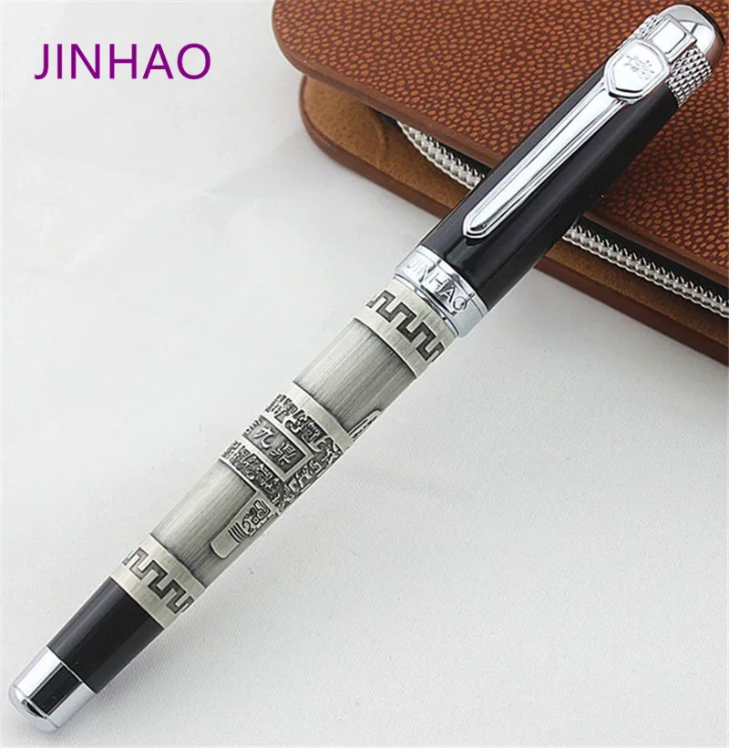 Jinhao 189 авторучка, высокое качество, чернильная офисная деловая ручка для студентов, ручка для письма, подарок, каллиграфия, Caligraphy, роскошная - Цвет: Q