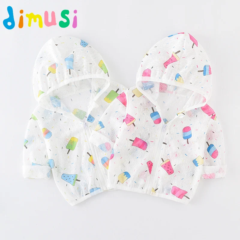  DIMUSI Boys Jackets Summer Baby kids Outwear Ultralight Skin Sunscreen Jackets Children Girls Anti-