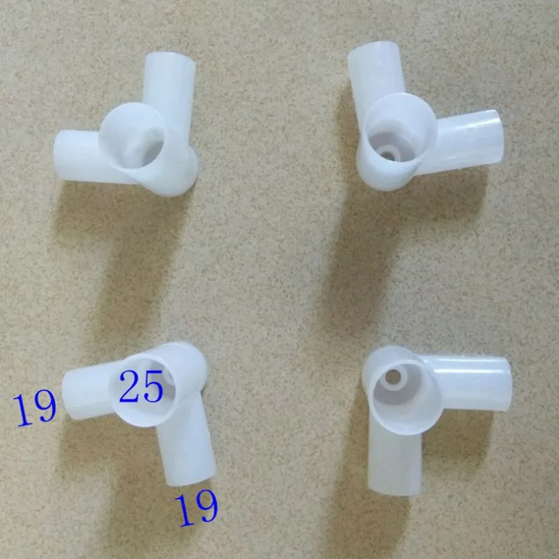 different size outputs three way fitting 25x19x19cm-1 