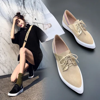 

INS women shoes Genuine Leather 22-24.5 cm length pumps women shoes Sheep suede pointed toe female+shoes yellow shoes