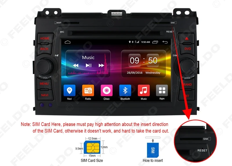 Best FEELDO 7" Android 6.0 (64bit) DDR3 2G/16G/4G LTE Car DDR3 2G/4G LTE DVD GPS Radio Head Unit For Toyota Prado/Land Cruiser120 4 Best FEELDO 7" Android 6.0 (64bit) DDR3 2G/16G/4G LTE Car DDR3 2G/4G LTE DVD GPS Radio Head Unit For Toyota Prado/Land Cruiser120 4