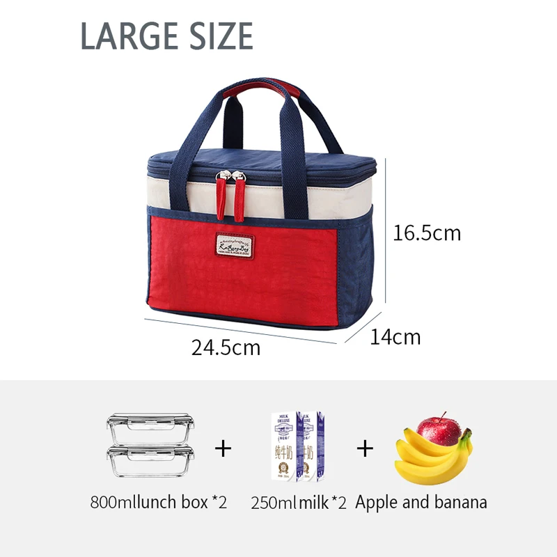 

lunch bag thermal food insulated bag kids women men casual cooler thermal picnic bag thermo lunch box