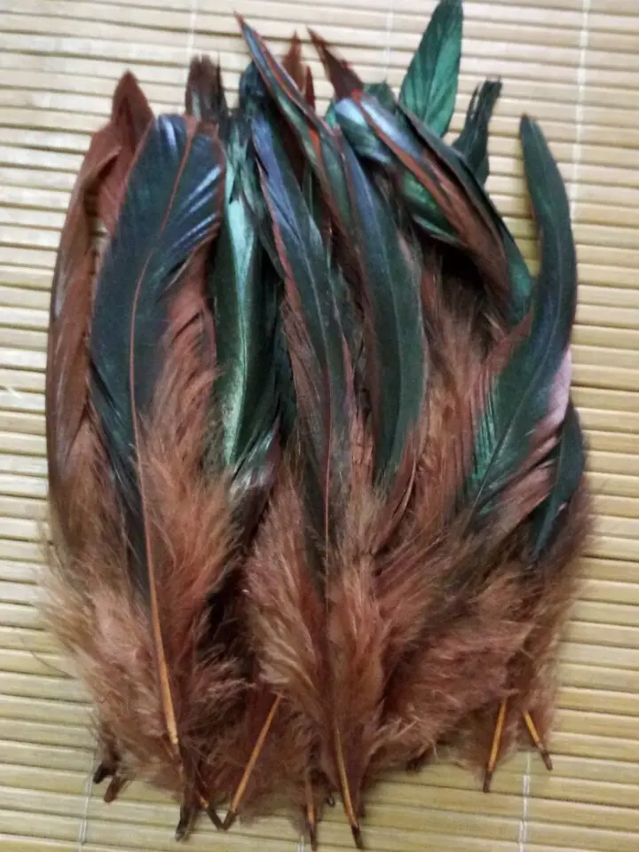 20 pcs rooster tail feathers 5-7 inches / 12-18cm DIY jewelry decoration clothing accessories rooster feathers craft feathers natural feathers