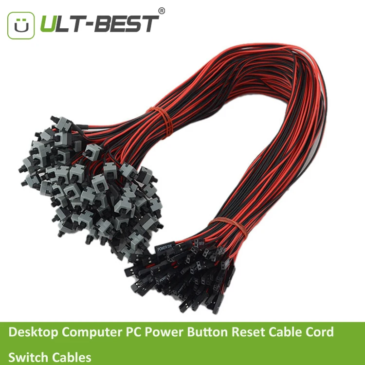  PC Power Button Reset Cable (6)