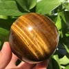 35mm Natural Tiger s Eye Quartz Crystal Sphere Ball Healing 2