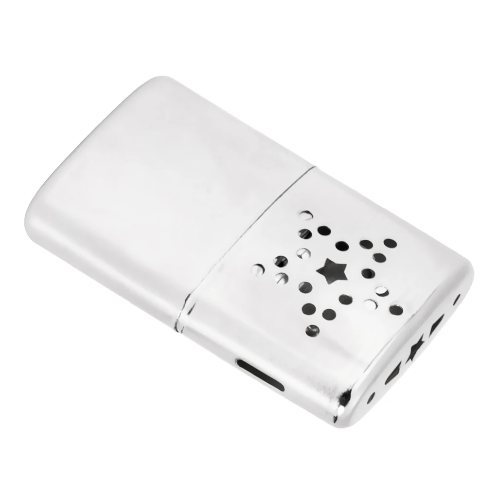 Resistance and Durable Stainless Steel Reusable Pocket Heater Hand Warmer Handwarmer with Pouch