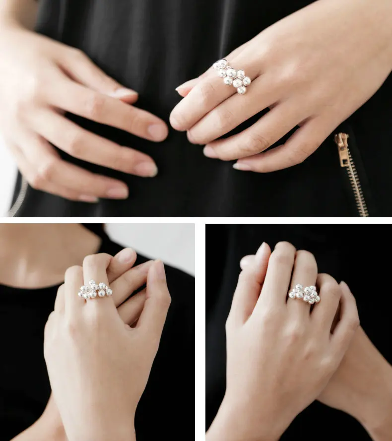 Sinzry Серебряное этическое кольцо-колокольчик милое женское кольцо ручной работы из стерлингового серебра для женщин дизайн ювелирных изделий