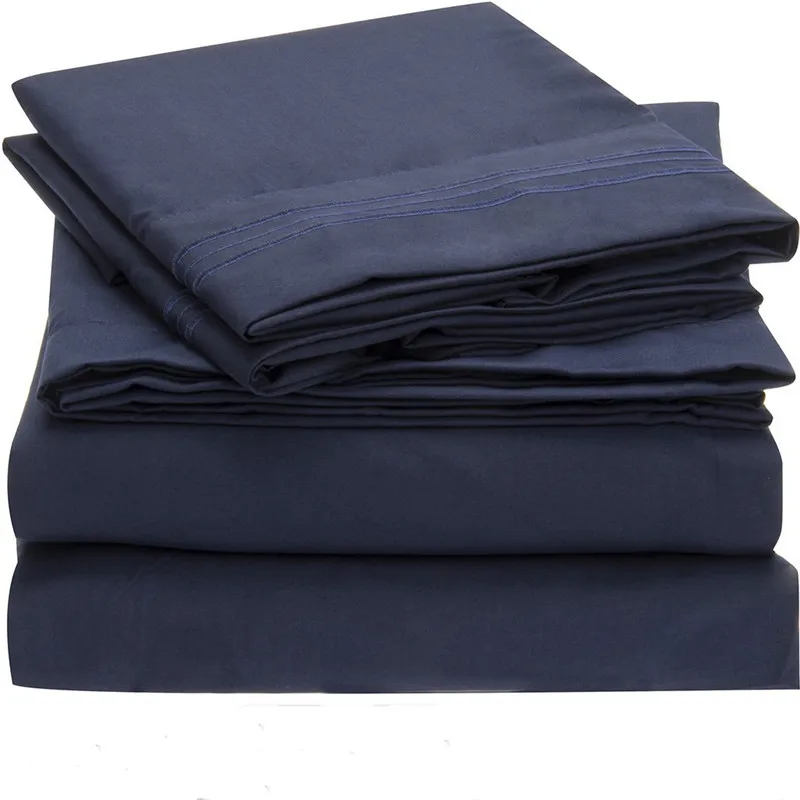 Комплект постельного белья из 4 предметов простынь наволочка|sheet set|fitted sheet setbed |