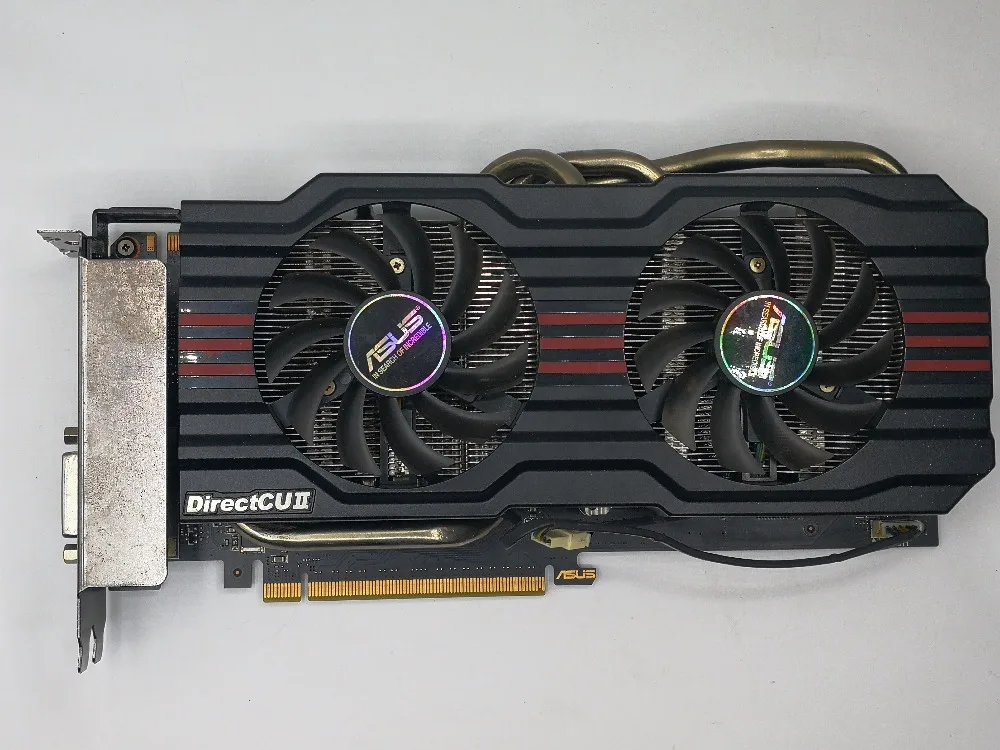 Б/у, ASUS GTX660-DC2-2GD5 2GB GDDR5 DVI HDMI прочнее GTX750TI