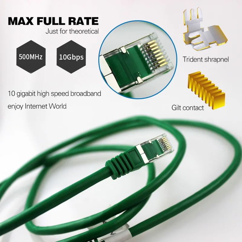 1 5 м UTP/FTP CAT6A ОТРЕЗОК кабеля гигабитный сетевой кабель 26AWG CCA (медный алюминий)