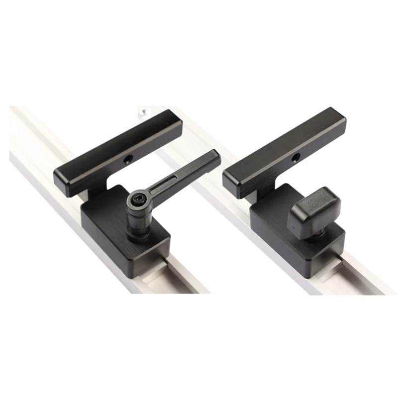 

New Miter Track Stop for T-Slot T-Tracks Woodworking Tool Miter Track Stop Router Fence Stop DIY Tools