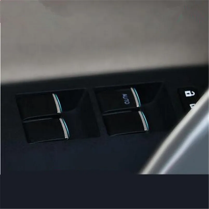 

Car Window lift switch button trim cover decoration case accessories suitable for Toyota Corolla Levin RAV4