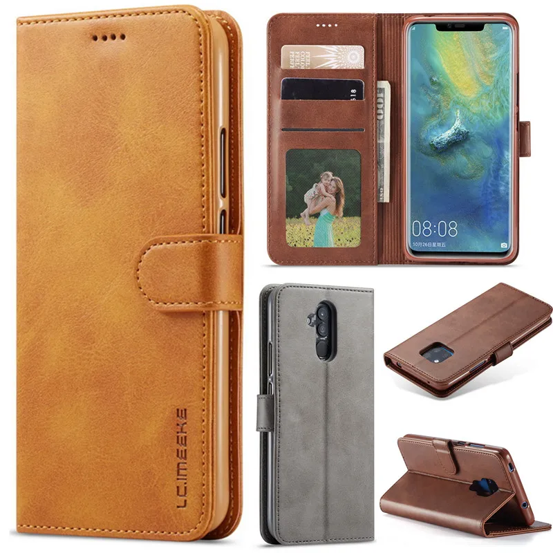 YISHANGOU Wallet Case For Huawei Mate20 Pro P20 Lite PU