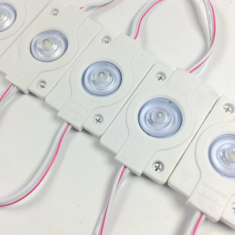 100 шт./лот 1SMD 3030 LED IP65 водонепроницаемый светодиодный модуль для инъекций