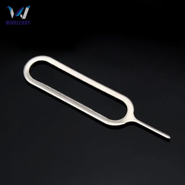 

10000pcs/lot cheapest Sim Card Eject Pin Key Tool Needle SIM Card Tray Holder Eject Pin for iPhone7 6 5 For Xiaomi For Samsung