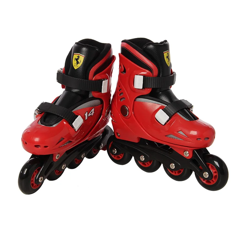 مضمنة سرعة أحذية التزلج على الجليد هوكي زلاجات دوارة رياضية بكرات الأطفال زلاجات دوارة