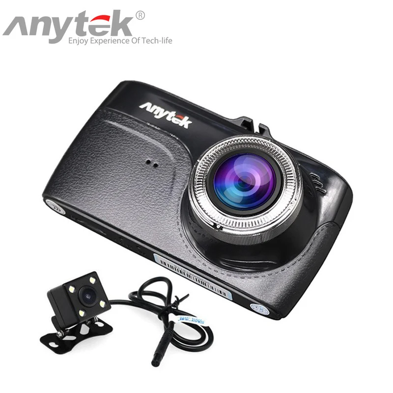Anytek G67 Full HD 1080P Novatek 96658 IMX323 Sensor Car DVR Recorder 170 Degree Dash Camera Registrar with Rear View Camera