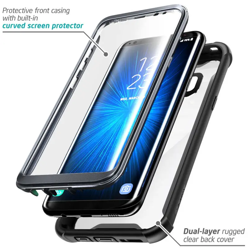 Чехол для Samsung Galaxy S8 Plus оригинал Серия i Blason Ares полностью прочный прозрачный чехол
