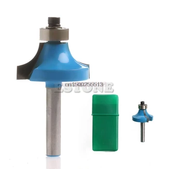 

3/4" Radius 1/4" Router Bit Shank Round Over Beading Edging Woodworking Tool