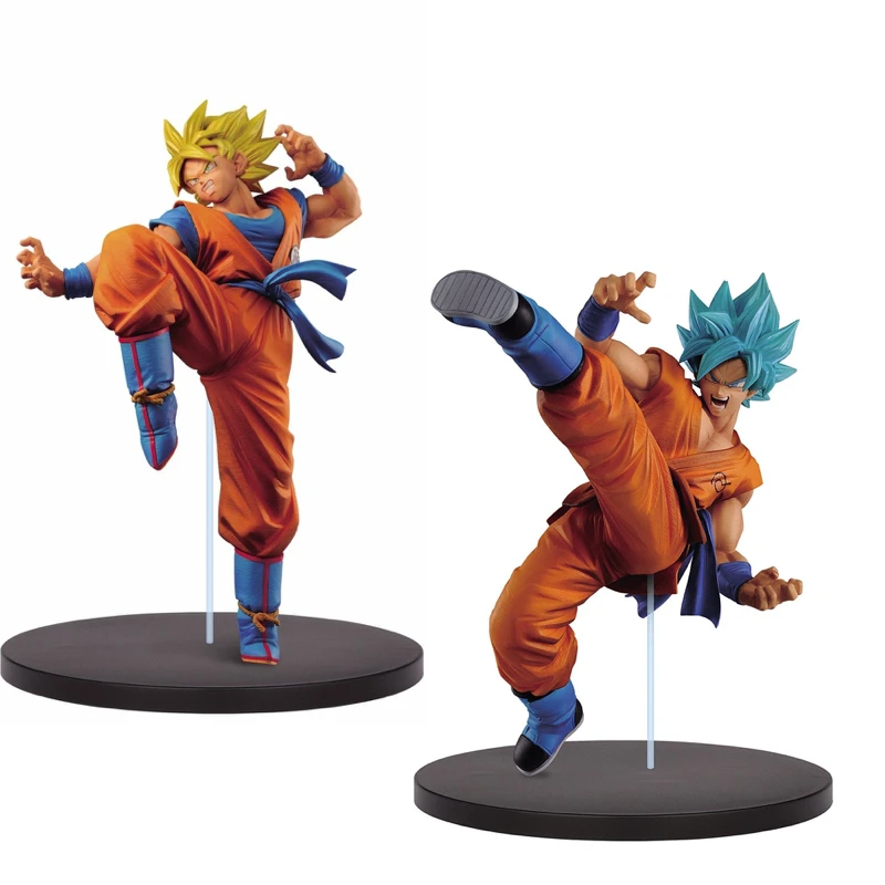 Dragon Ball Super FES SS Goku Y Dios Goku figura de acción  Japón  Anime coleccionables mascota juguetes 100% Original|goku action  figure|action figuredragon ball super - AliExpress