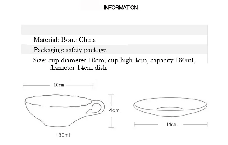 Английский послеобеденный чай, Высококачественная кофейная чашка и блюдце из костяного фарфора, чашка в японском стиле, европейская чашка