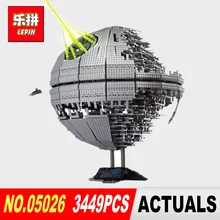 Новый Лепин 05026 Star Classic войны Звезда смерти второго поколения 3449 шт. Building Block кирпичи Игрушки Совместимость 10143 подарки