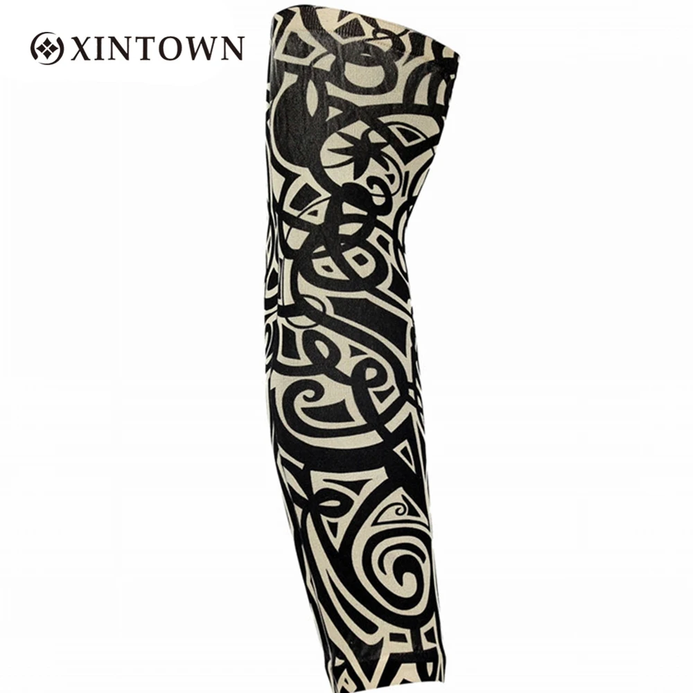 1 Pc Outdoor Sun UV Protection Cycling Arm Sleeves For Men Stretch