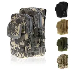 Тактический сумка талии Открытый Молл Военная нейлоновая сумка-пояс X-2 карманов Молл аксессуар охоты камуфляж Талия пакеты