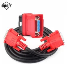 Gorący sprzedawanie najlepsze jakości Autel MaxiDAS DS708 główny kabel Test + OBD 16Pin Adapter złącze OBD2 16 pinów dla ds708