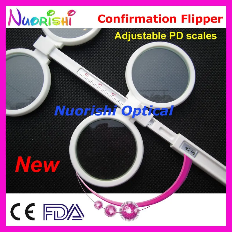 

New Adjustable PD Ophthalmic Plastic Confirmation Flipper Test E04-2510 Free Shipping