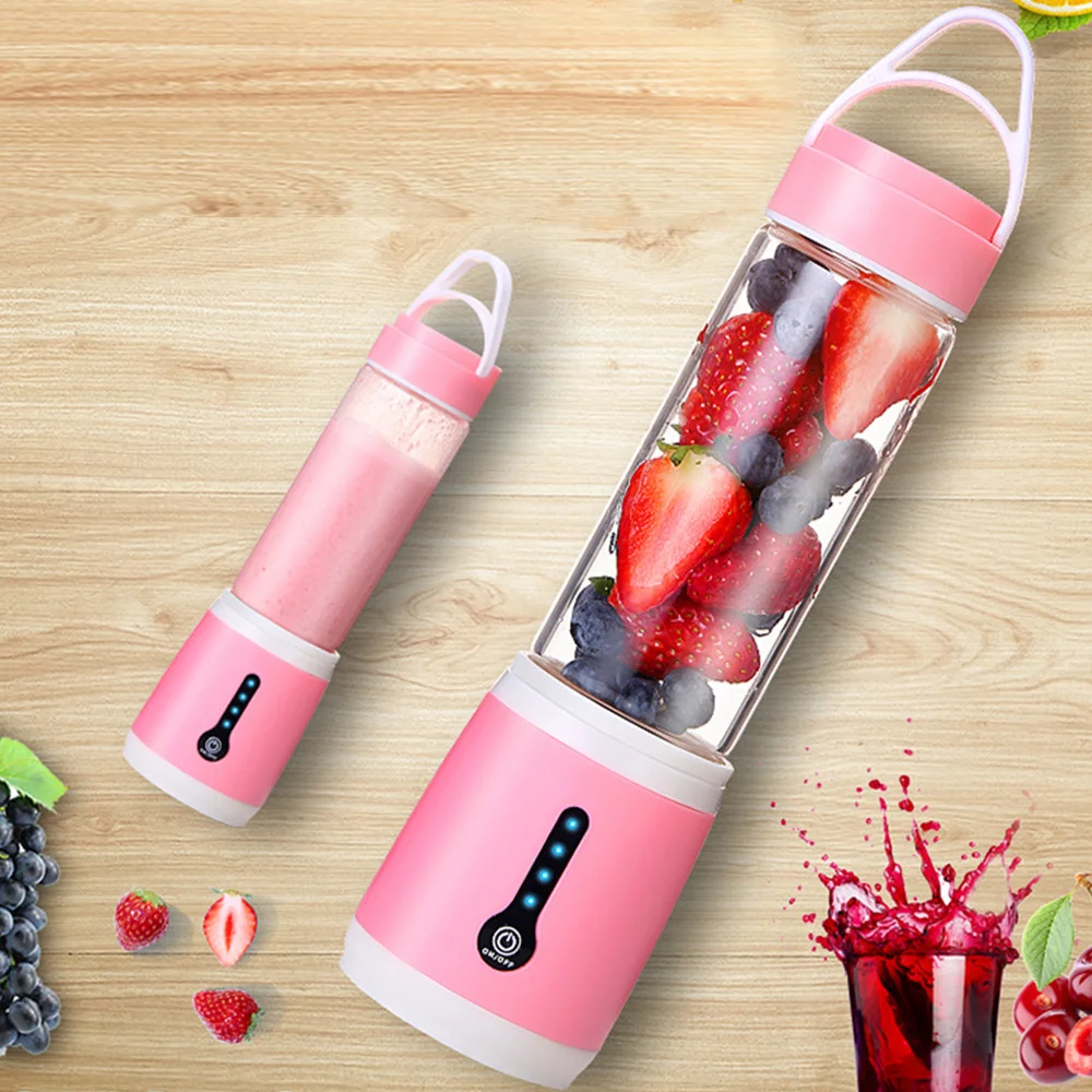 USB Charge Portable 480ml Electric Juicer Cup Extractor Squeezers