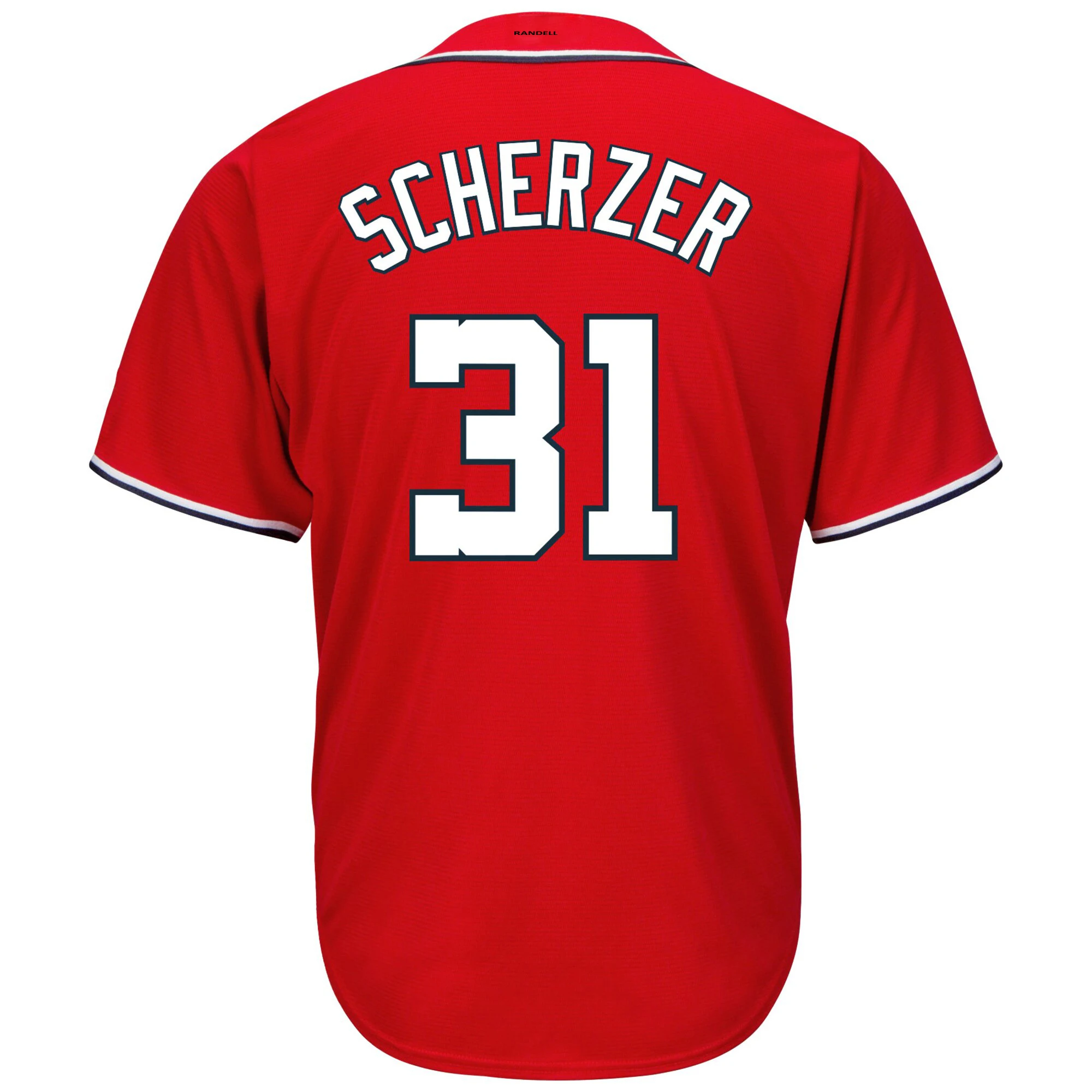 

31 Scherzer 7 Turner Jersey Washington Men's Baseball Jerseys White Red Navy