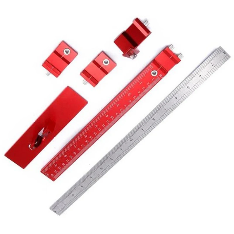 

Hole Punch Jig Tool Set Detachable Drill Guide Sleeve Cabinet Drawer Wood Drilling Tools Dowelling