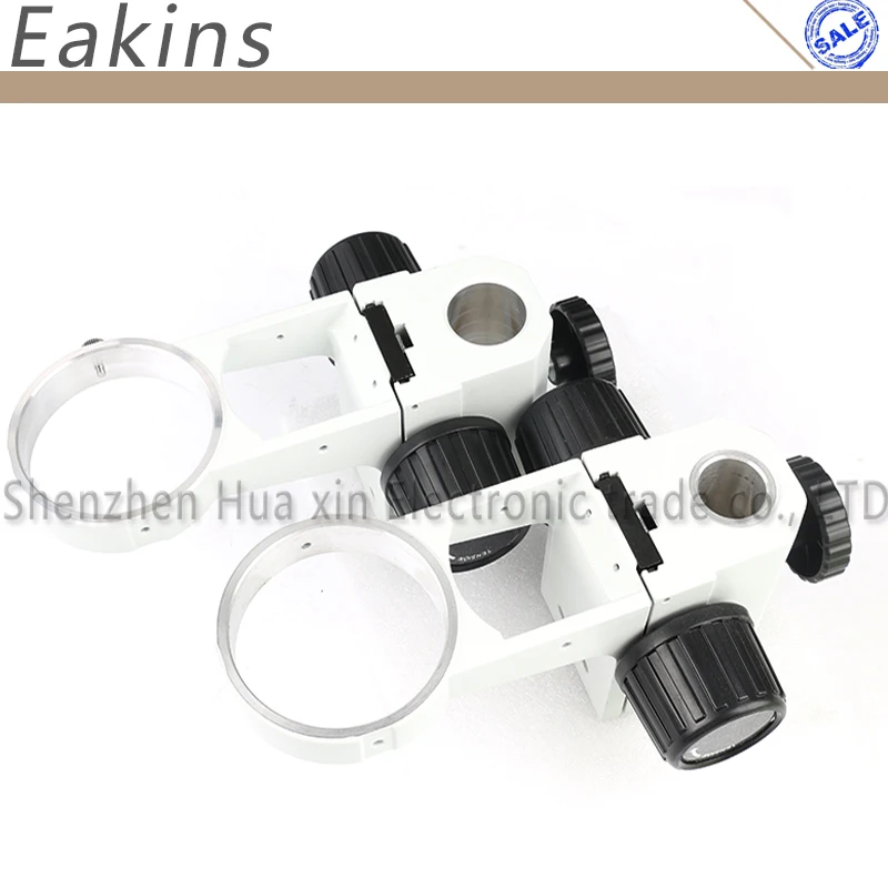 Billige Stereo Mikroskop A1 Einstellung Fokus Arm 76MM Durchmesser Mikroskop Kopf Halter Ring Arbor Stehen Halterung