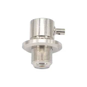 

10 Pieces UHF female SO239 bulkhead for radio solder RG316 RG174 LMR100 right angle Connector RF Coaxial Adapter