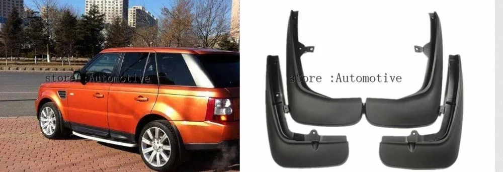 Щитки от грязи подходят для RANGE ROVER SPORT L319 2005 2013 брызговики Аксессуары автомобилей