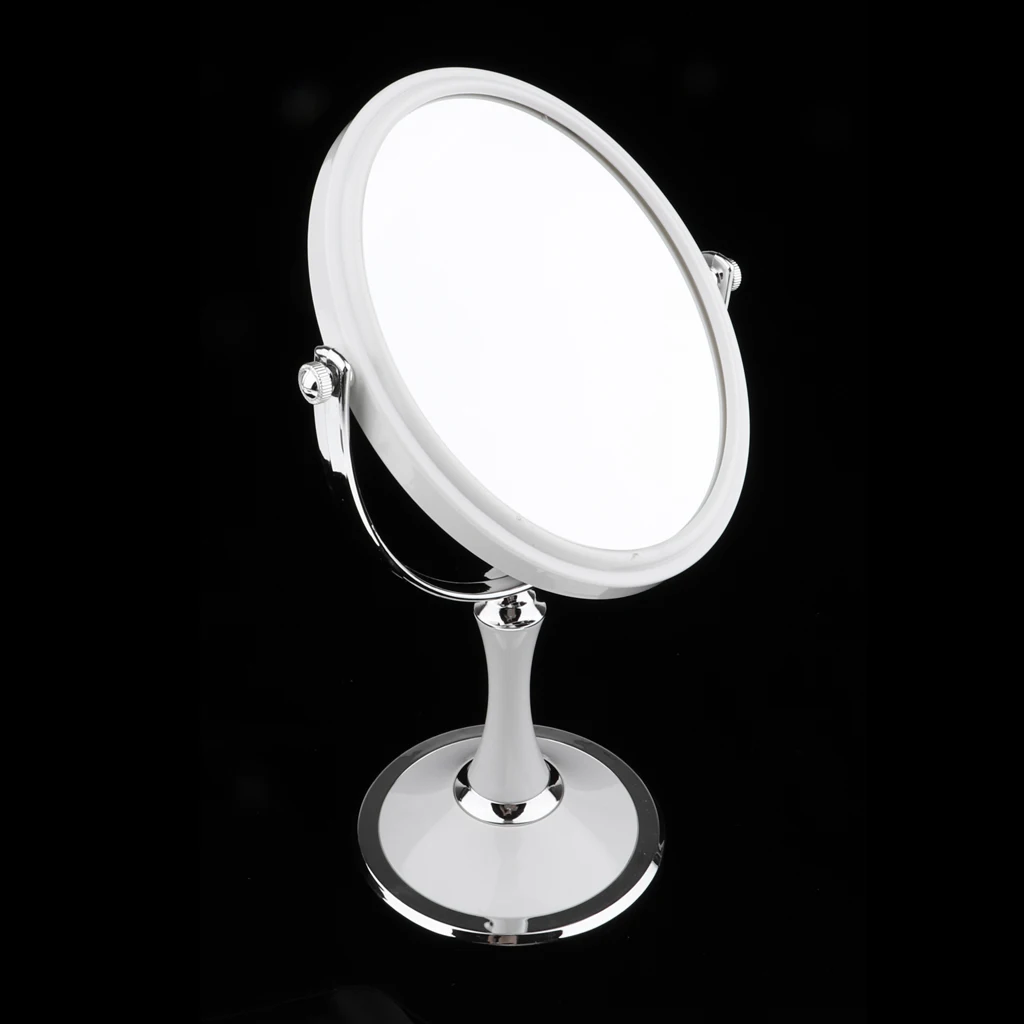 6-inch Tabletop Two-sided 360° Swivel Vanity Makeup Mirror with Normal View & 3X Magnification