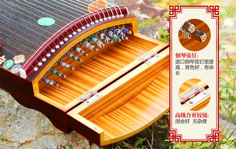 Имитация розового дерева Китай guzheng дети Профессиональный 125 см маленький guzheng миниатюрный музыкальный инструмент zither с полными аксессуарами