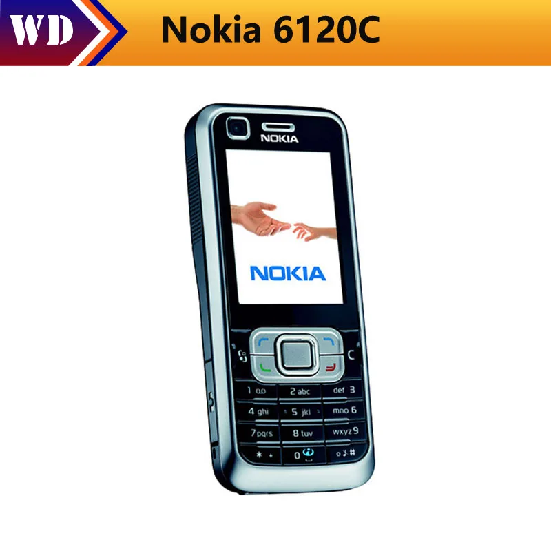 

Original Nokia 6120 Classic Mobile Phone Unlocked 6120c Smartphone MP3 Player Bluetooth 3G Mobile Phone