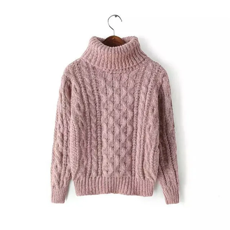 Ceny Damski pulower z golfem 2019 jesienne swetry damskie z dzianiny w stylu casual O Neck w paski damskie swetry damskie